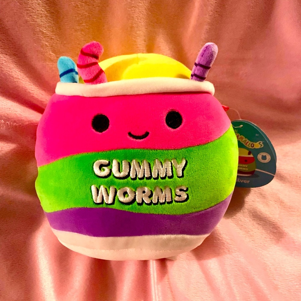 Gummy Worms Squishmallow